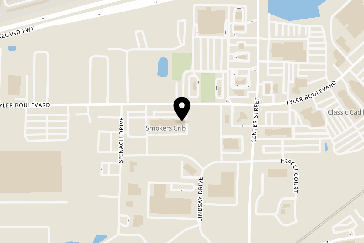 Map showing the location of Tommy Boys Mentor on 8330 Tyler Blvd in Mentor